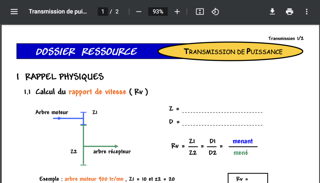 Transmission de Puissance PDF